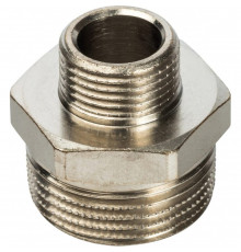 Ниппель Stout SFT-0004 3/4х3/8 переходной, никелированный