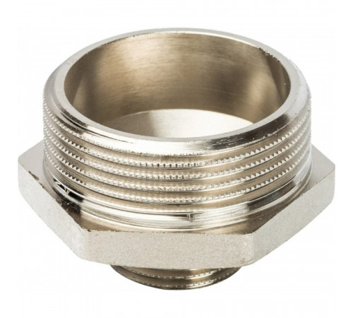 Ниппель Stout SFT-0004 1 1/2х3/4 переходной, никелированный
