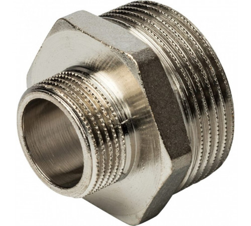Ниппель Stout SFT-0004 1 1/4х3/4 переходной, никелированный