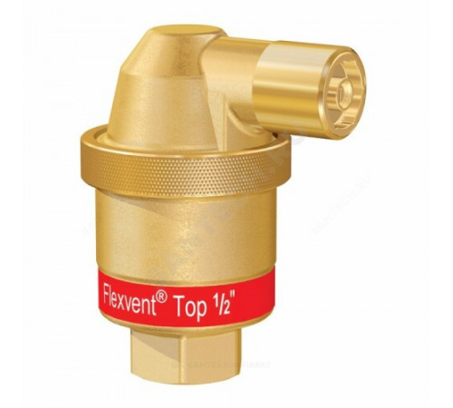 Воздухоотводчик автоматический латунь Flexvent Top Ду 15 Ру10 Rp1/2