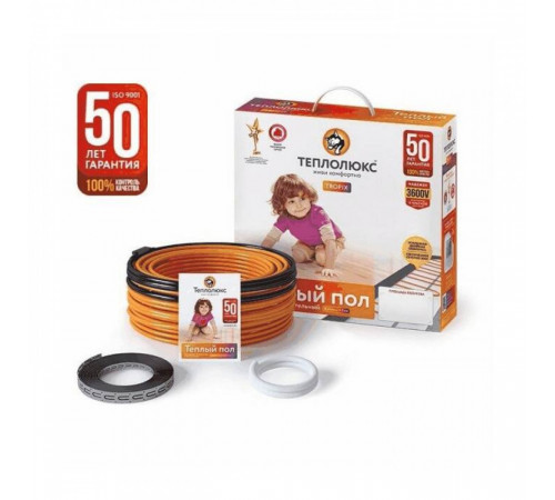 Кабель нагревательный для теплого пола Tropix ТЛБЭ 100м 2000 Вт Теплолюкс 2206250