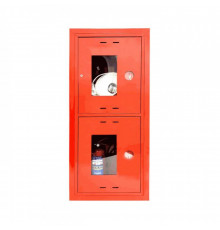 Шкаф пожарный красный ШПК 320 ВОК универсальный компакт ФАЭКС