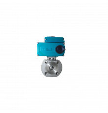 Кран шаровый межфланцевый, AISI304 DN15 (1/2"), с электроприводом AC 24V (C-03)