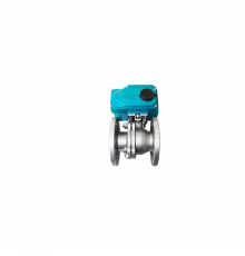 Кран шаровый фланцевый (2PC), AISI304 DN15 (1/2"), с электроприводом AC 220V (С-03)