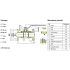 Кран шаровый фланцевый трехсоставной нержавеющий (3PC), AISI316 DN15 (1/2