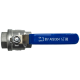 Кран шаровый муфтовый двусоставной нержавеющий (2PC), AISI304 DN40 (1_1/2