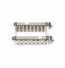 Группа коллекторная латунь IVK 1 1/4" 8 вых 3/4" НР под евроконус Rehau 12466691001