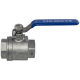 Кран шаровый муфтовый двусоставной нержавеющий (2PC), AISI316 DN32 (1_1/4