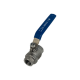 Кран шаровый муфтовый двусоставной нержавеющий (2PC), AISI304 DN15 (1/2