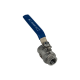 Кран шаровый муфтовый двусоставной нержавеющий (2PC), AISI304 DN15 (1/2