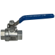 Кран шаровый муфтовый двусоставной нержавеющий (2PC), AISI304 DN15 (1/2