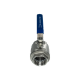 Кран шаровый муфтовый двусоставной нержавеющий (2PC), AISI304 DN50 (2