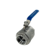 Кран шаровый муфтовый двусоставной нержавеющий (2PC), AISI304 DN65 (2_1/2