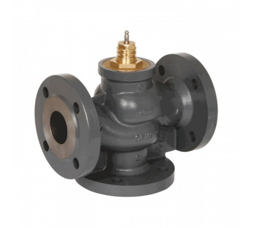 Клапан регулирующий чугун VL3 3-ходовой Ду 50 Ру6 фл Kvs=40м3/ч Danfoss 065Z0360