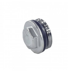 Пробка латунь 1 1/2" НР с герметичной прокладкой для коллектора R592D Giacomini R592DX007
