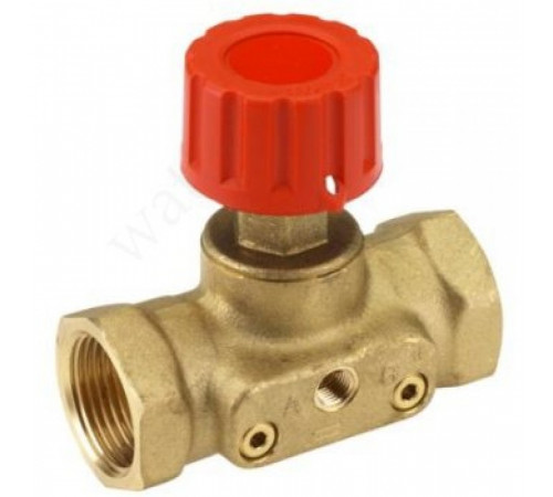 Клапан запорный ручной латунь CDT Ду 20 Ру16 ВР Kvs=2.5м3/ч б/ниппелей Danfoss 003Z7692