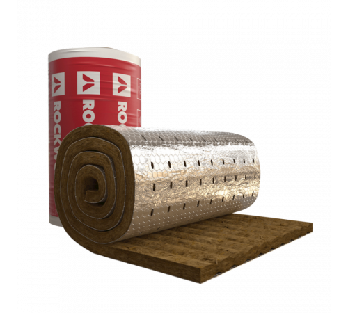 Рулон минеральная вата WIRED MAT 105 ALU 1 50х1000-4 ROCKWOOL 157988