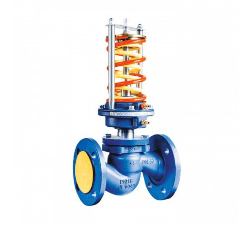 Регулятор перепада давления чугун RDT Ду 15 Ру16 фл Рп1.4-15.8 Kvs=2.5м3/ч Теплосила RDT-2.3-15-2.5