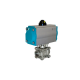 Кран шаровый муфтовый (3PC), AISI304 DN25 (1
