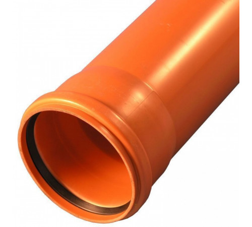 Труба рыжая ПВХ Ø160×4,0×2000 мм