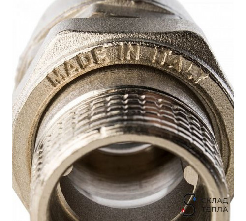 Кран шаровой полнопроходной STOUT - 3/4' (ВР/НГ, PN40, Tmax 150°С, ручка-бабочка черная) SVB-0007-000020