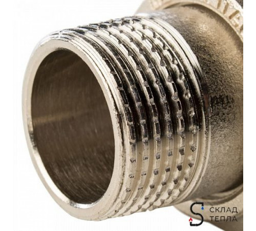 Кран шаровой полнопроходной STOUT - 3/4' (ВР/НГ, PN40, Tmax 150°С, ручка-бабочка черная) SVB-0007-000020
