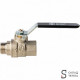 Кран шаровой полнопроходной STOUT - 1/2' (НР/ВР, PN40, Tmax 150°С, ручка-рычаг черная) SVB-0003-000015