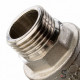 Кран шаровой полнопроходной STOUT - 1/2' (НР/ВР, PN40, Tmax 150°С, ручка-рычаг черная) SVB-0003-000015