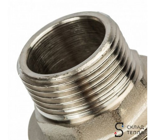 Кран шаровой полнопроходной STOUT - 3/4' (НР/ВР, PN40, Tmax 150°С, ручка-рычаг черная) SVB-0003-000020