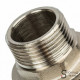 Кран шаровой полнопроходной STOUT - 3/4' (НР/ВР, PN40, Tmax 150°С, ручка-рычаг черная) SVB-0003-000020