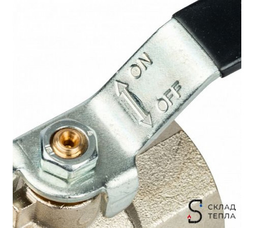 Кран шаровой полнопроходной STOUT - 3/4' (НР/ВР, PN40, Tmax 150°С, ручка-рычаг черная) SVB-0003-000020