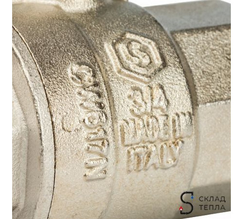 Кран шаровой полнопроходной STOUT - 3/4' (НР/ВР, PN40, Tmax 150°С, ручка-рычаг черная) SVB-0003-000020