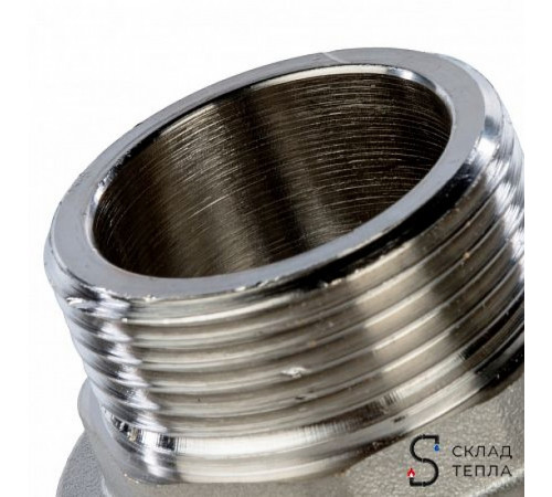 Кран шаровой полнопроходной STOUT - 1'1/4 (НР/ВР, PN40, Tmax 150°С, ручка-рычаг черная) SVB-0003-000032