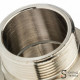 Кран шаровой полнопроходной STOUT - 1'1/2 (НР/ВР, PN40, Tmax 150°С, ручка-рычаг черная) SVB-0003-000040