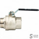 Кран шаровой полнопроходной STOUT - 2' (НР/ВР, PN40, Tmax 150°С, ручка-рычаг черная) SVB-0003-000050