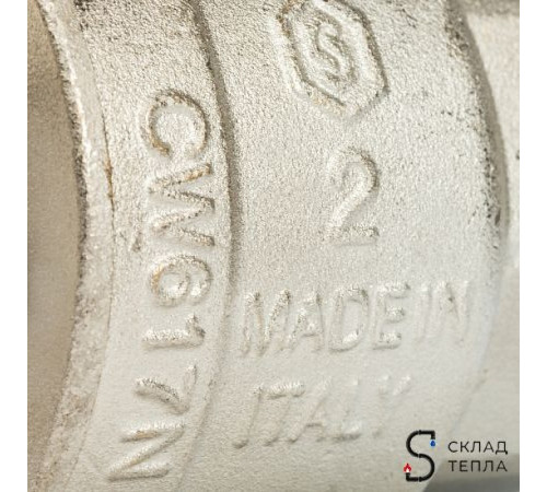 Кран шаровой полнопроходной STOUT - 2' (НР/ВР, PN40, Tmax 150°С, ручка-рычаг черная) SVB-0003-000050