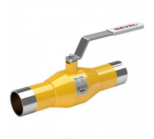 Кран стальной газовый NAVAL сварка-сварка DN150 PN25