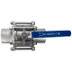 Кран шаровый приварной трехсоставной нержавеющий (3PC), AISI316 DN 100 (4
