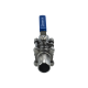 Кран шаровый приварной трехсоставной нержавеющий (3PC), AISI316 DN32 (1_1/4