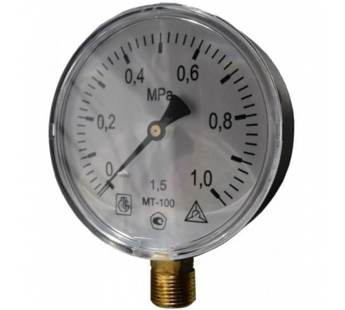 Манометр технический МТ-100 G 1/2 4,0 Мпа