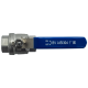 Кран шаровый муфтовый двусоставной нержавеющий (2PC), AISI316 DN25 (1