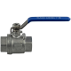 Кран шаровый муфтовый двусоставной нержавеющий (2PC), AISI316 DN25 (1