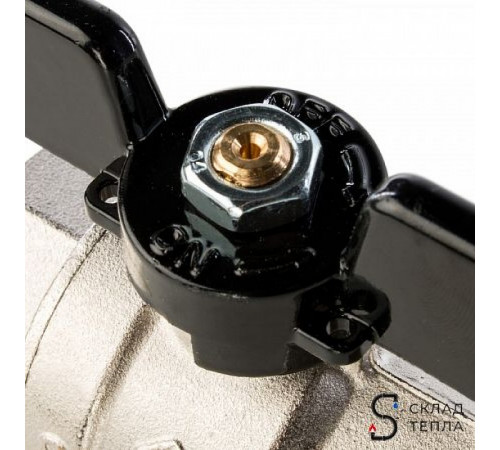 Кран шаровой полнопроходной STOUT - 3/4' (ВР/ВР, PN40, Tmax 150°С, ручка-бабочка черная) SVB-0002-000020