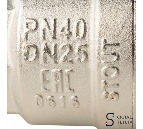 Кран шаровой полнопроходной STOUT - 1' (ВР/ВР, PN40, Tmax 150°С, ручка-бабочка черная) SVB-0002-000025