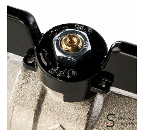 Кран шаровой полнопроходной STOUT - 1'1/4 (НР/ВР, PN40, Tmax 150°С, ручка-бабочка черная) SVB-0004-000032