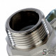 Кран шаровой полнопроходной STOUT - 1/2' (НР/НР, PN40, Tmax 150°С, ручка-рычаг черная) SVB-0005-000015