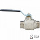Кран шаровой полнопроходной STOUT - 1' (НР/НР, PN40, Tmax 150°С, ручка-рычаг черная) SVB-0005-000025
