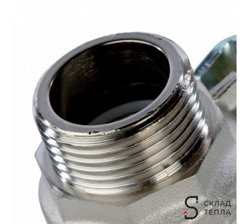 Кран шаровой полнопроходной STOUT - 1' (НР/НР, PN40, Tmax 150°С, ручка-рычаг черная) SVB-0005-000025