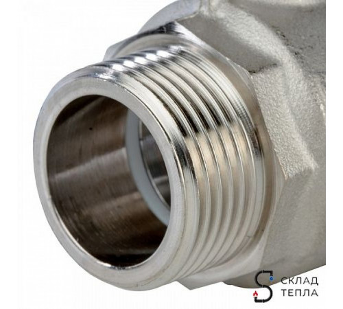 Кран шаровой полнопроходной STOUT - 1/2' (НР/НР, PN40, Tmax 150°С, ручка-бабочка черная) SVB-0006-000015