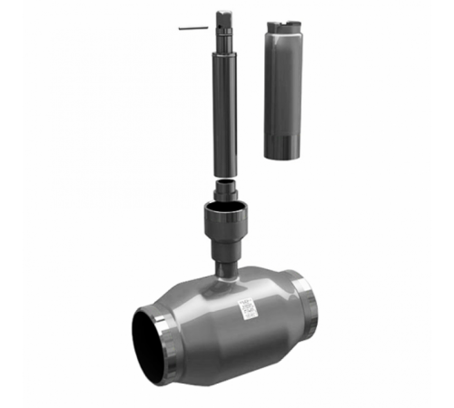 Кран шаровой стальной КШ.Ц.П Ду 50 Ру16 под приварку полнопроходной с удл. штоком Н=1500мм LD КШ.Ц.П.050.040.П/П.02.Н=1500